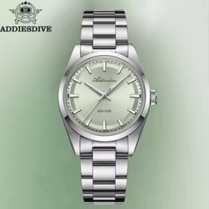 ADDIESDIVE AD2066 Men’s 36mm Quartz Watch – 100M Waterproof